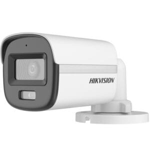 Hikvision 2MP ColorVu Audio Fixed Mini Bullet Camera (DS-2CE10DF0T-PFS-3.6MM)